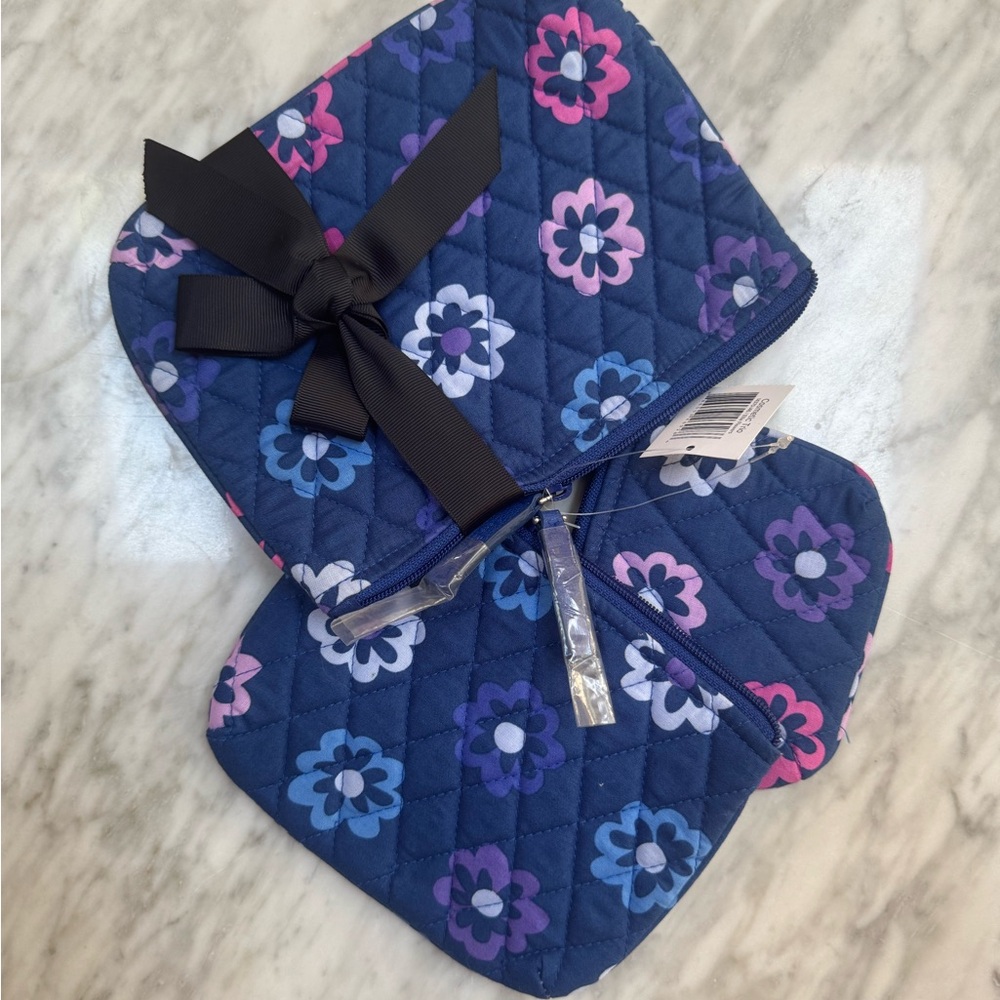 Vera Bradley Blue Floral Set